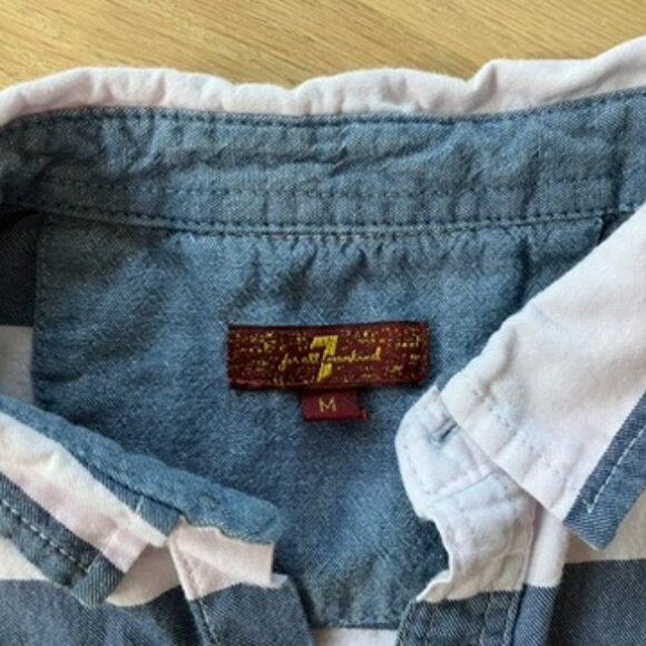 7 For All Mankind Kids Button Down - Picture 2 of 6
